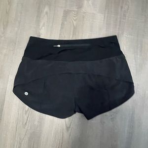 Lululemon speed-up shorts in black